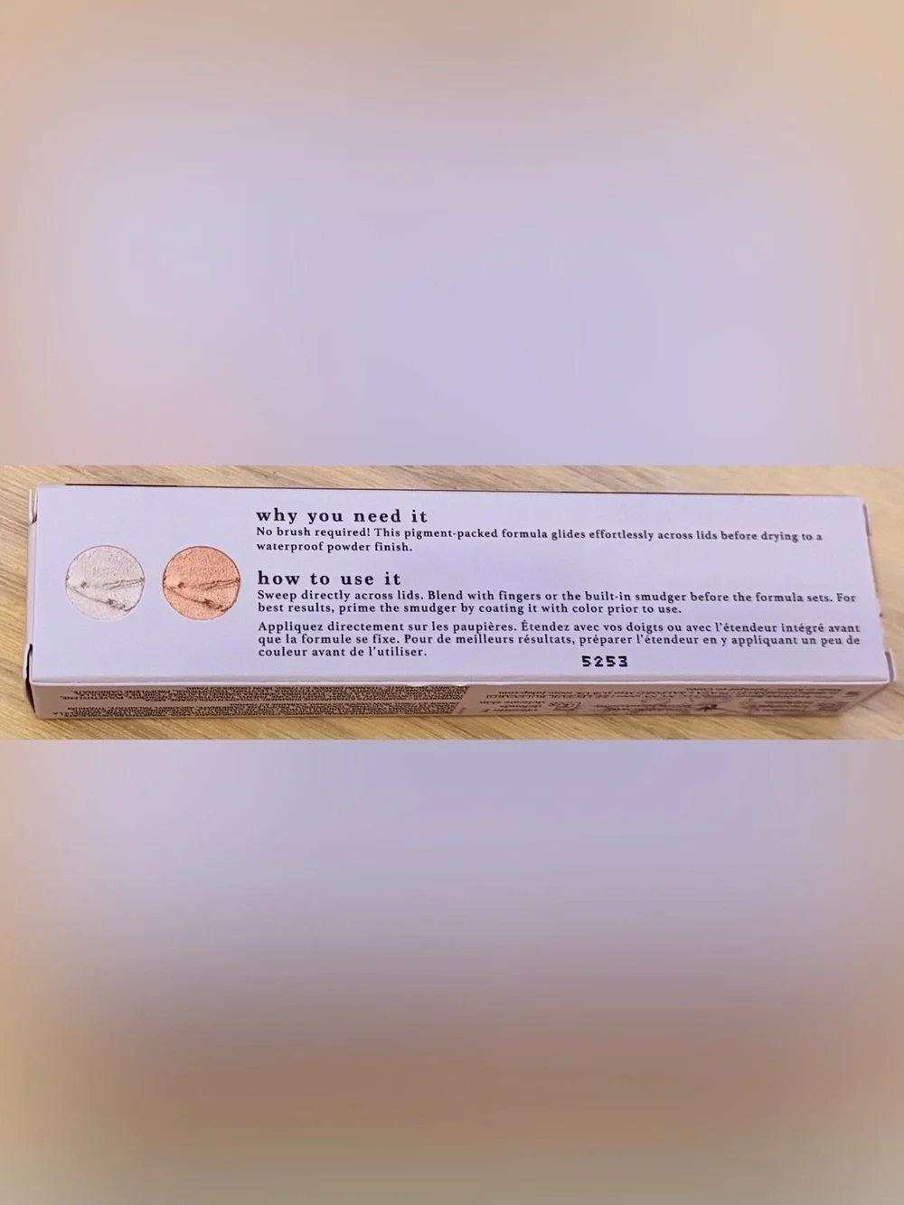 NWT. Julep Dual-Ended Eyeshadow Sticks — Rose Gold & Champagne